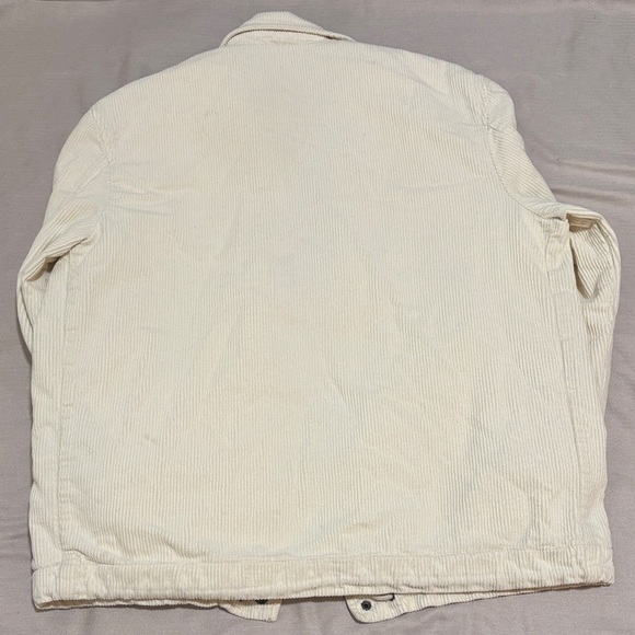 Zara Men's Off-White Shirt Jacket - Picture 7 of 7